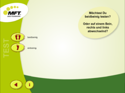 MFT Challenge Disc App - Trainingsprogramme einbeinig/beidbeinig